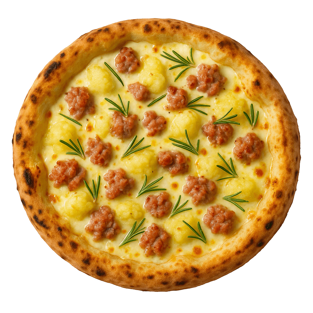 Pizza sapori locali
